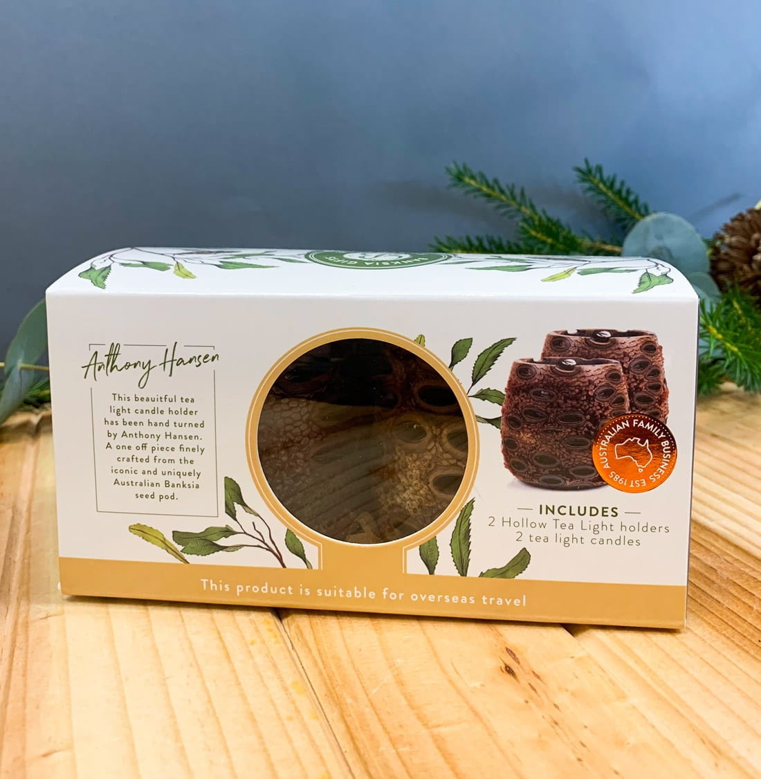 Tea Light Banksia Pod Candles
