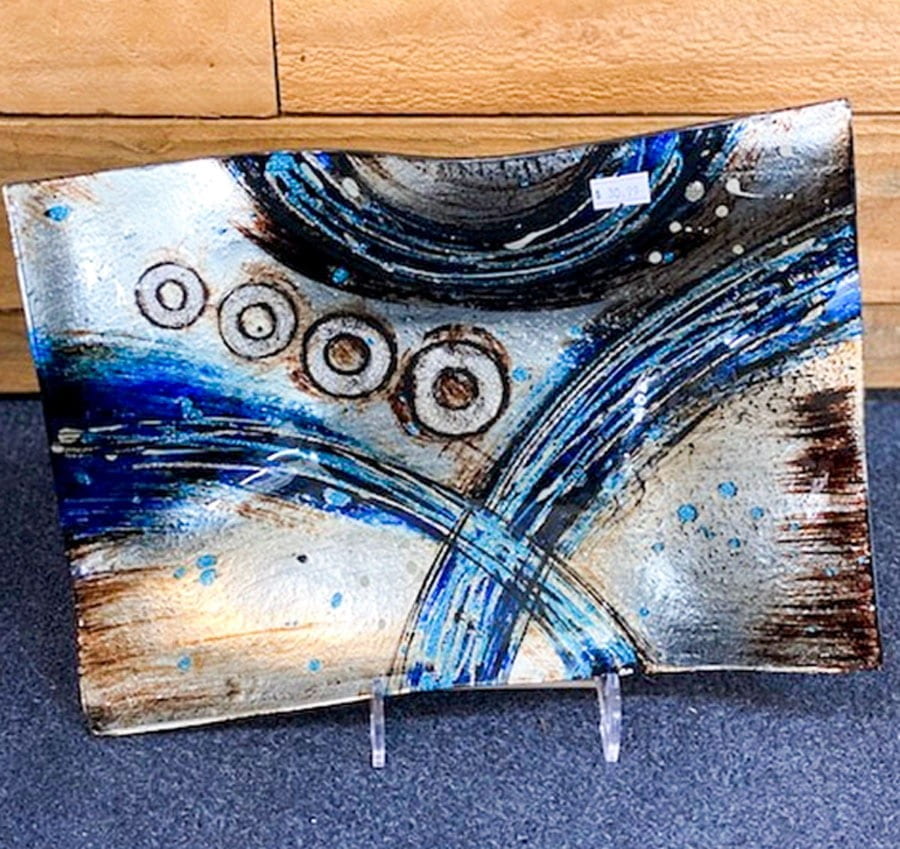 Painted Glass Plates