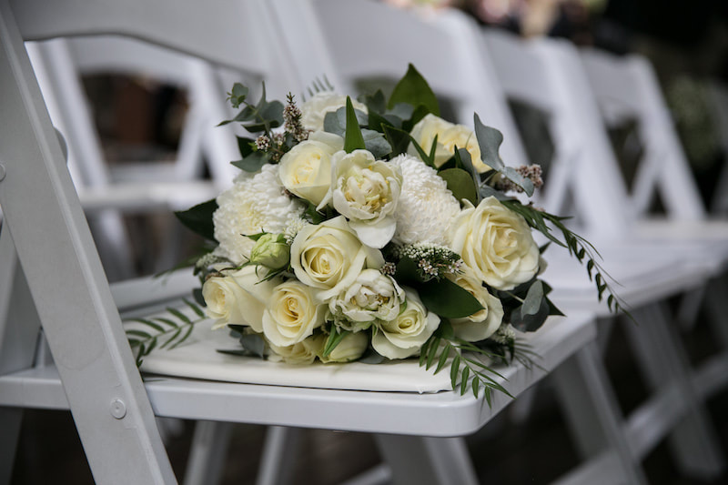 White bridal bouquet central coast NSW